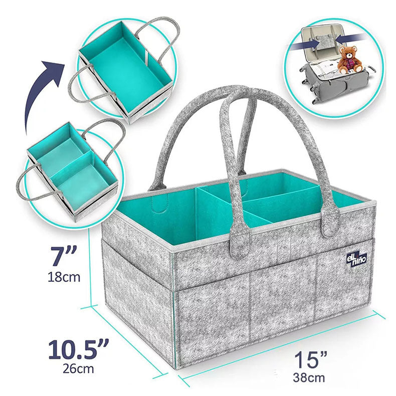 Diaper Storage Basket Baby Felt