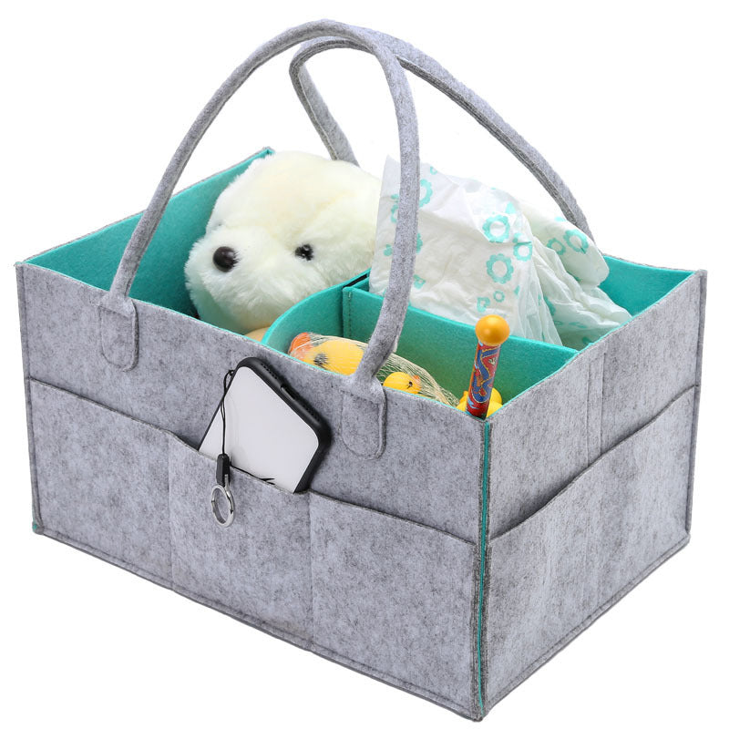 Diaper Storage Basket Baby Felt