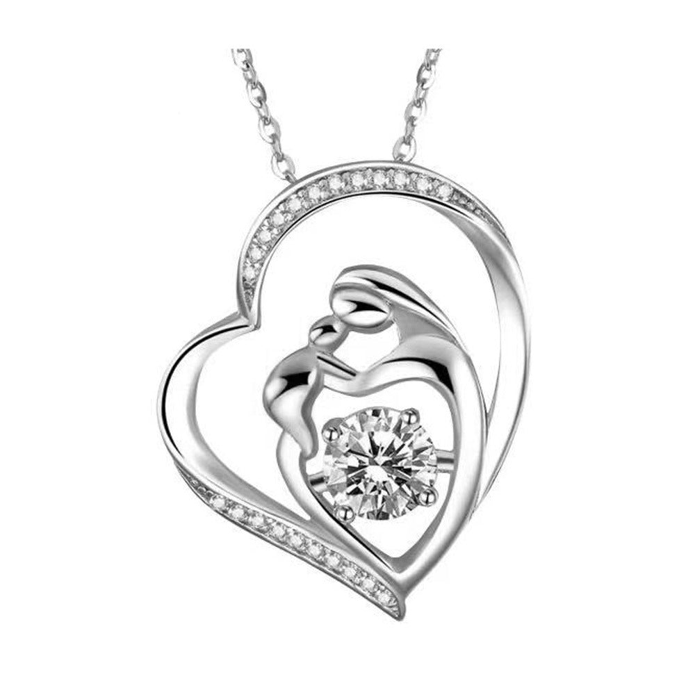 Love Zircon Mother's Day Pendant Necklace