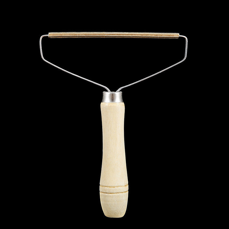 Multi-Purpose Hair Remover with Wooden Handle