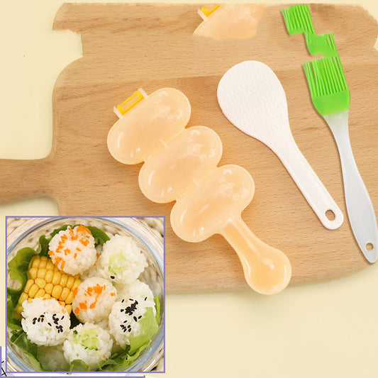 Shake Rice Ball Rice Mold Children'S Creative Cartoon Rice Ball Mold Baby Food Supplement Sushi Artifact Bento Sharpener