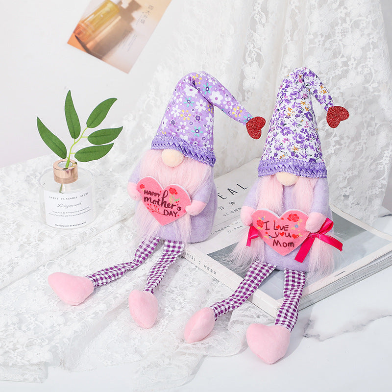 Mother's Day Doll Ornament Cute Faceless