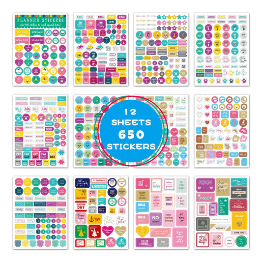 Life Calendar Notepad Plan Decoration Creative Planning Sticker