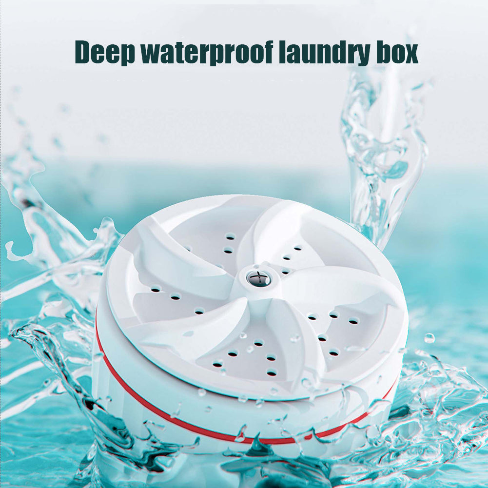 Ultrasonic Turbo Washing Machine Laundry Portable Travel Washer For Dormitory Air Bubble And Rotating Mini Washing Machine Mini Washing