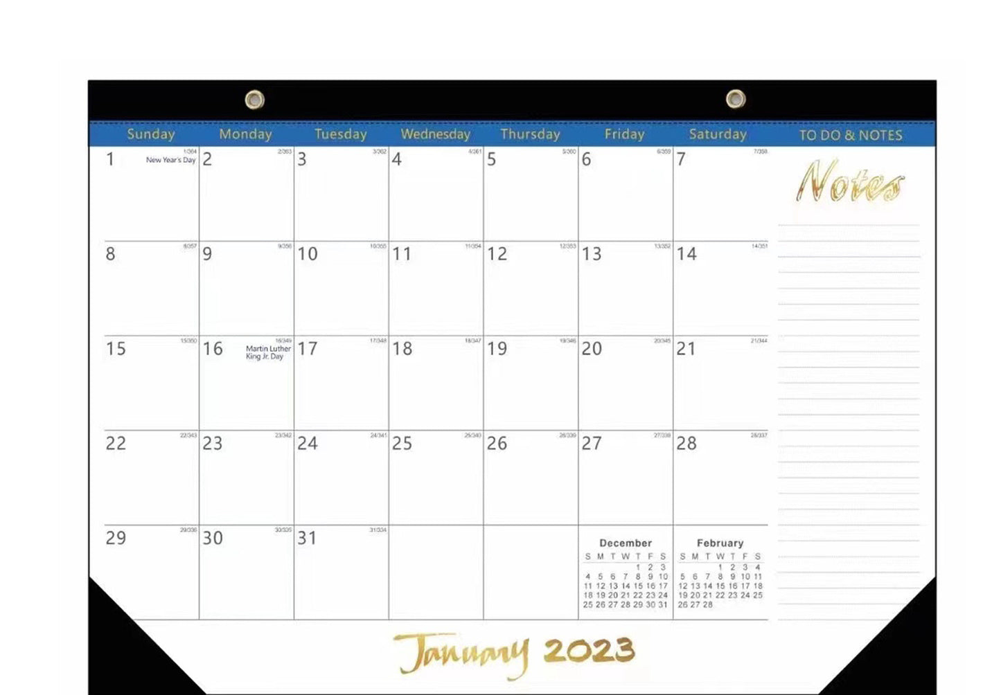 Calendar 2023 Calendar 365 Days Countdown