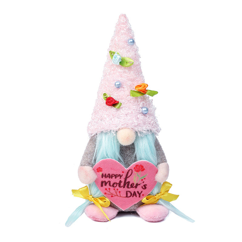 Mother's Day Doll Ornament Cute Faceless