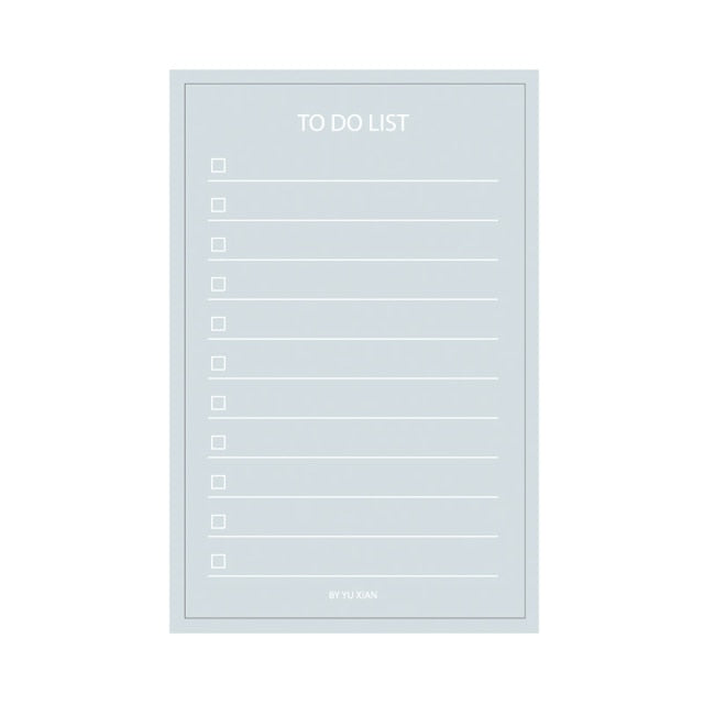 Daily Weekly Notepad Planner Tearable Message Memo Book