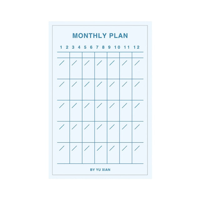 Daily Weekly Notepad Planner Tearable Message Memo Book