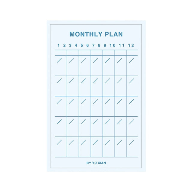 Daily Weekly Notepad Planner Tearable Message Memo Book